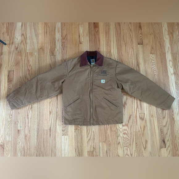 Carhartt Tan Jacket with Corduroy Collar - Picture 2 of 8
